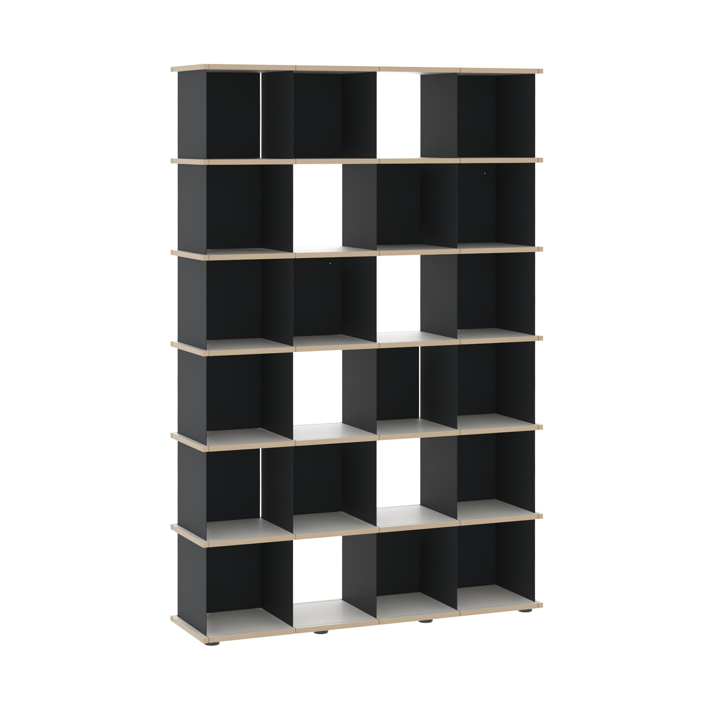 YU SHELF 4er / MDF weiß