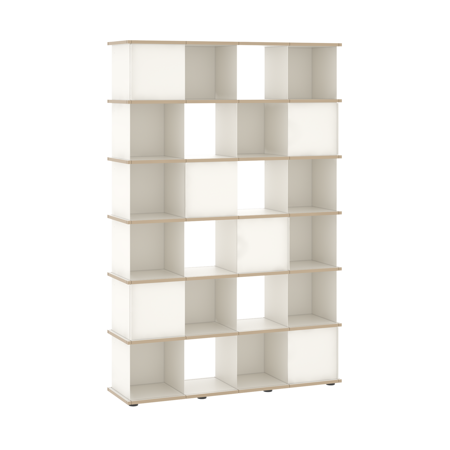 YU SHELF 4er / MDF weiß