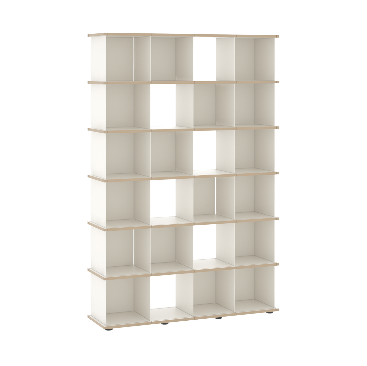 YU SHELF 4er / MDF weiß