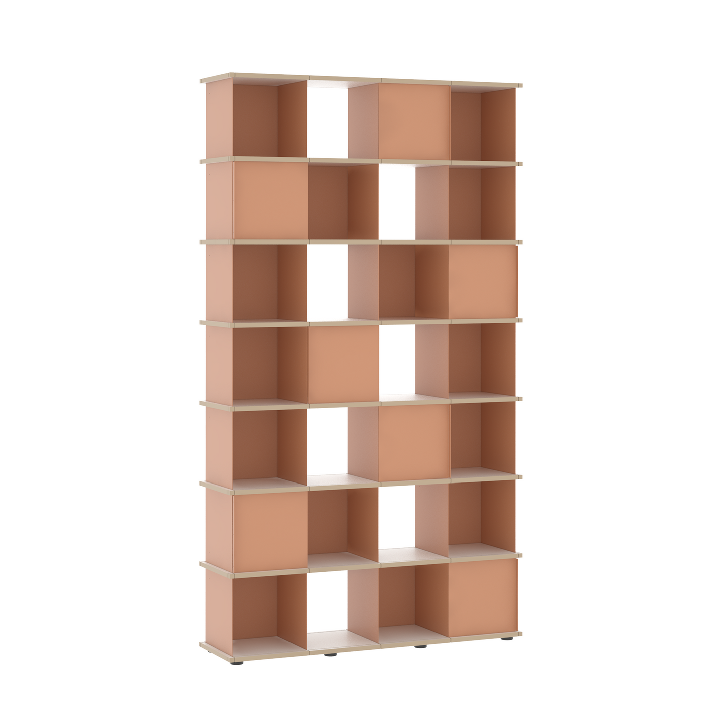 YU SHELF 4er / MDF weiß