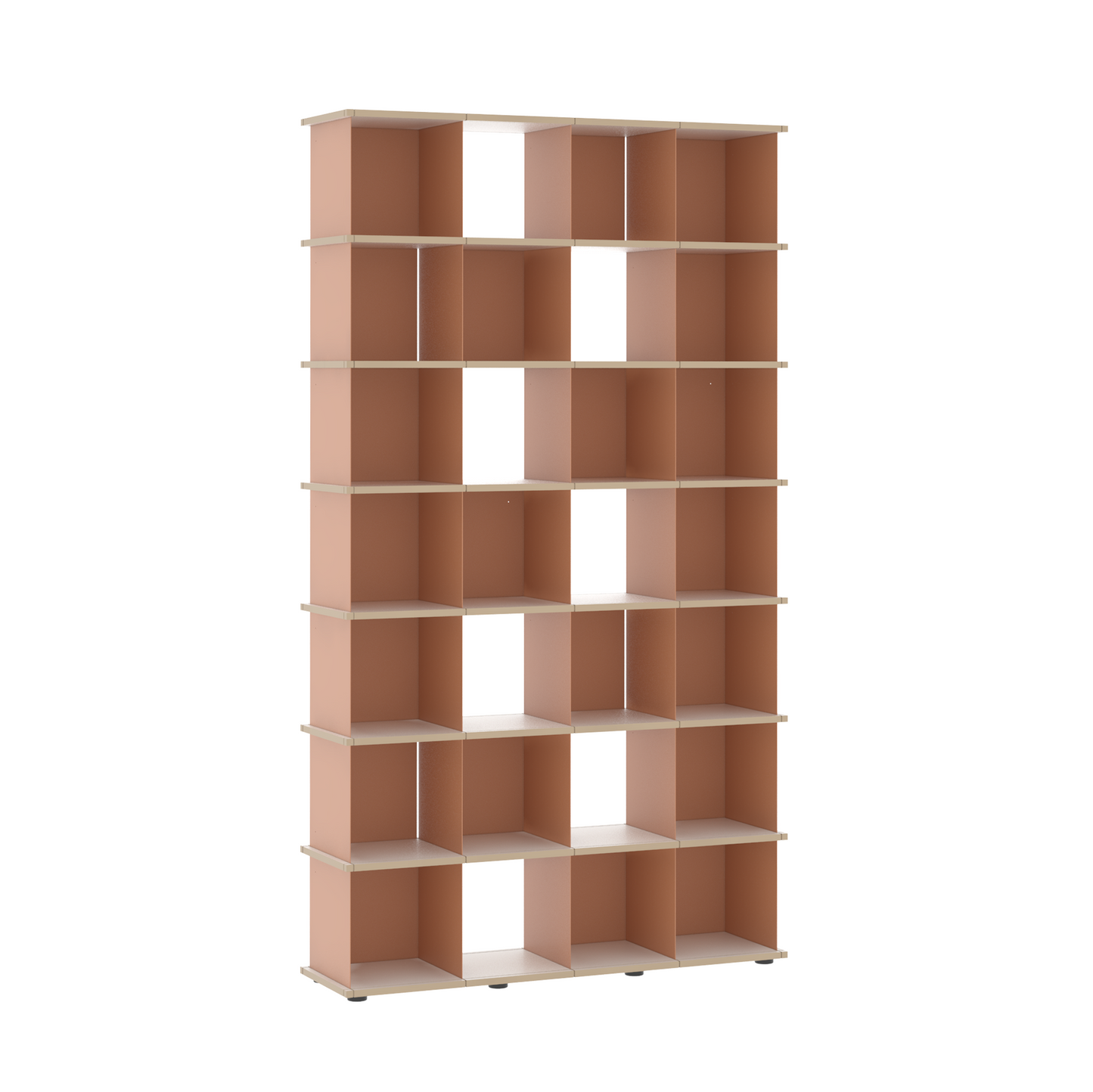 YU SHELF 4er / MDF weiß