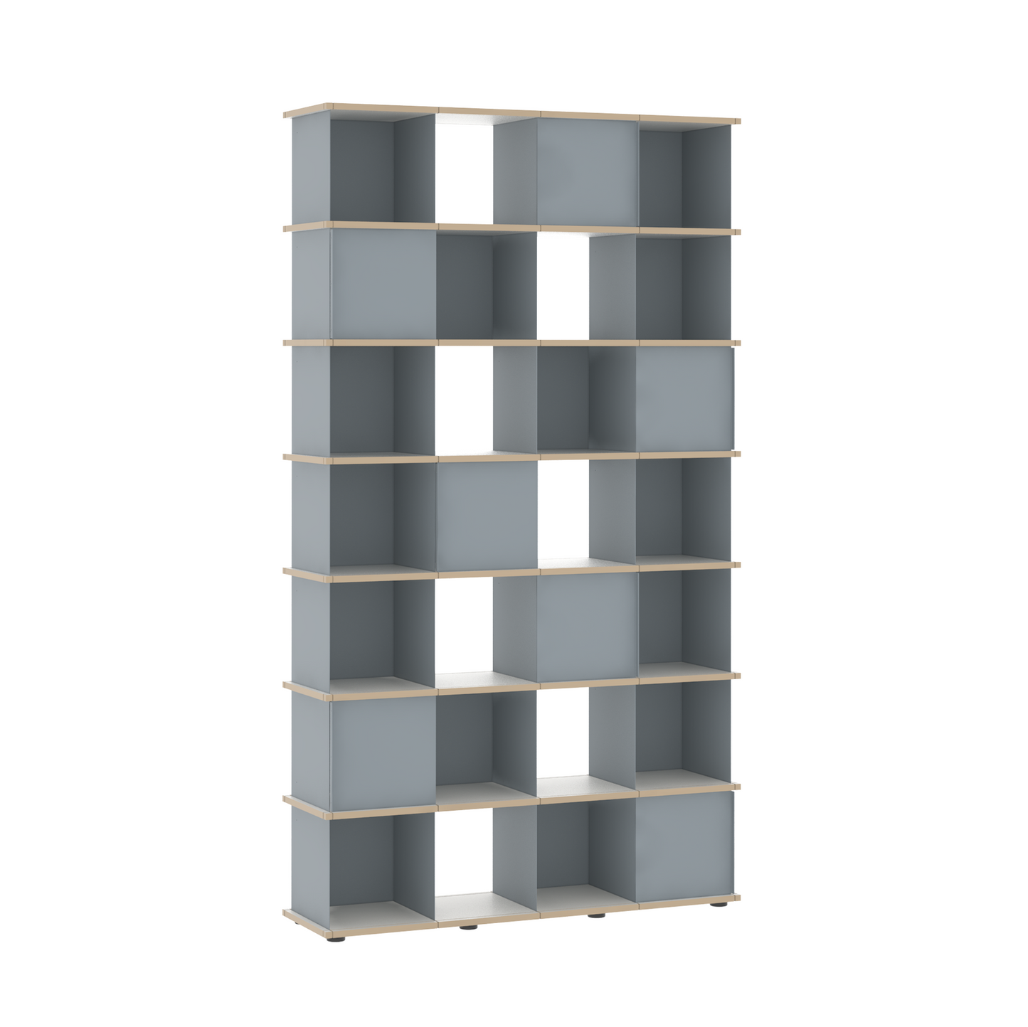 YU SHELF 4er / MDF weiß