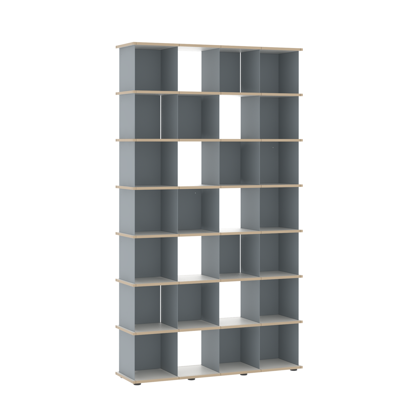 YU SHELF 4er / MDF weiß