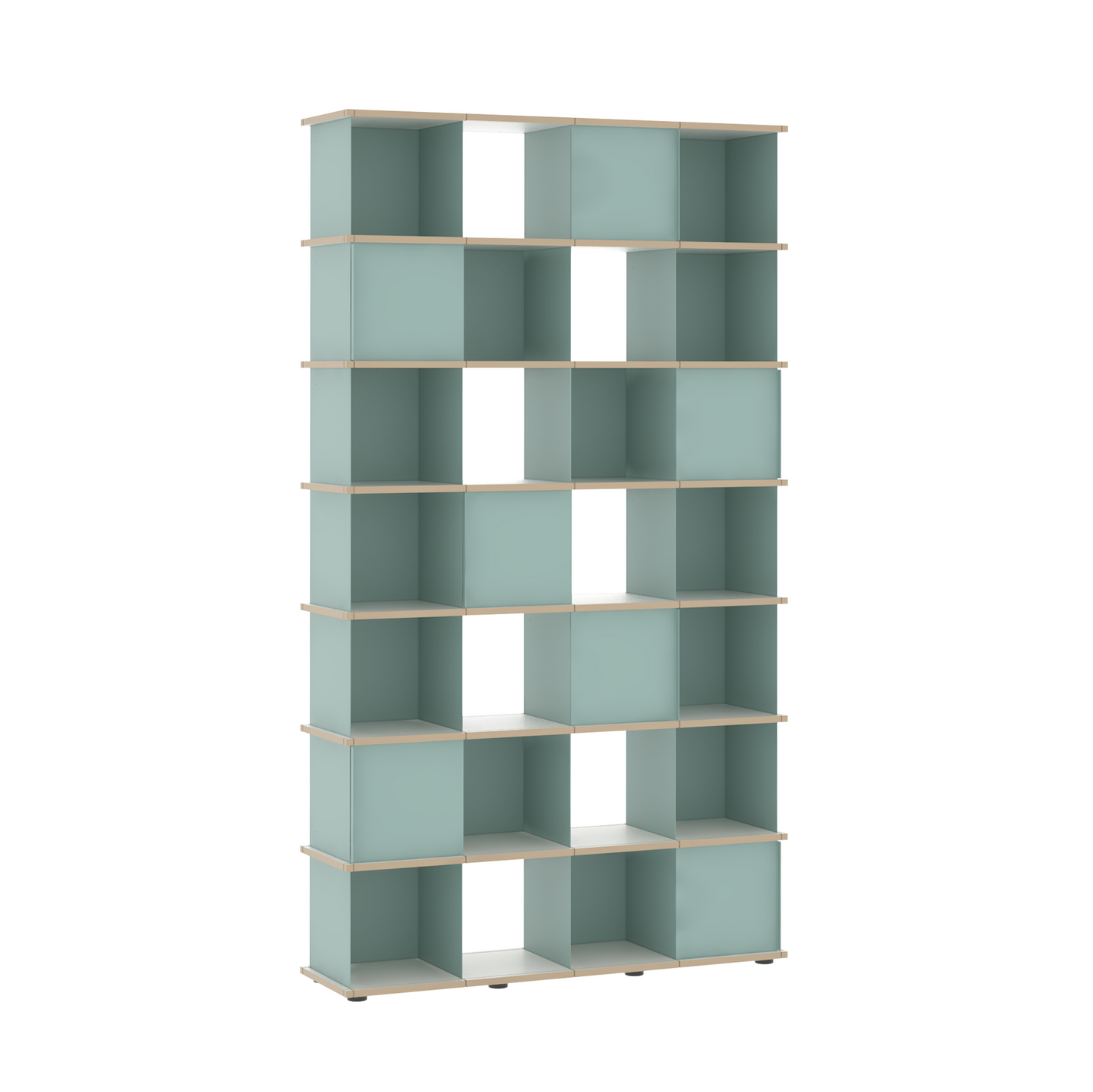 YU SHELF 4er / MDF weiß