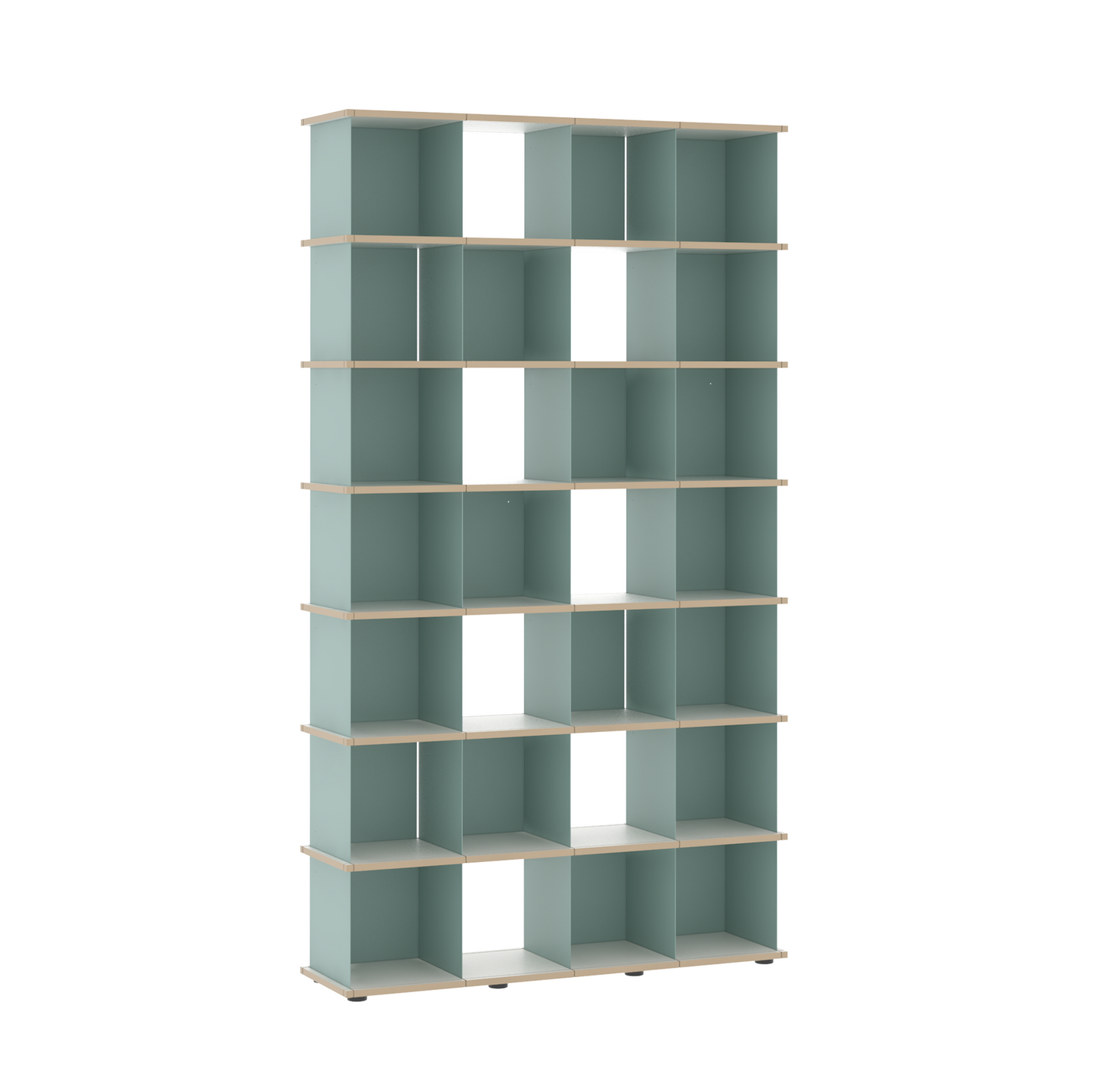 YU SHELF 4er / MDF weiß