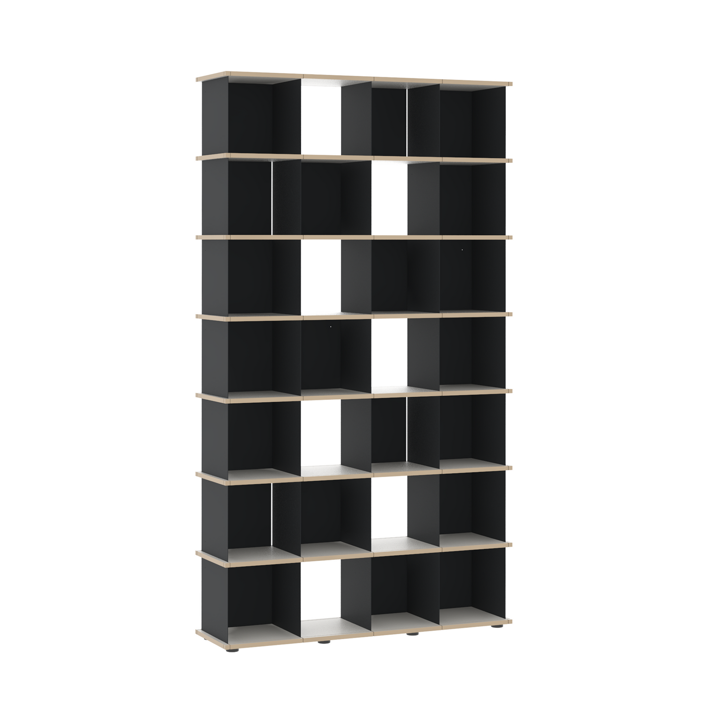 YU SHELF 4er / MDF weiß