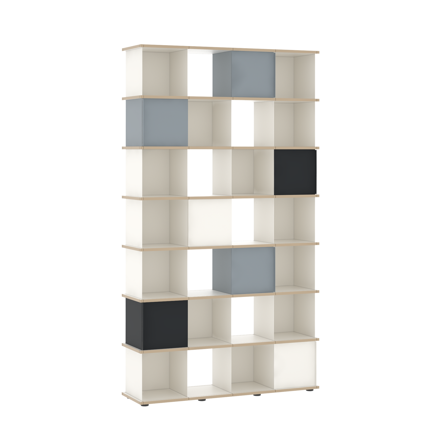 YU SHELF 4er / MDF weiß