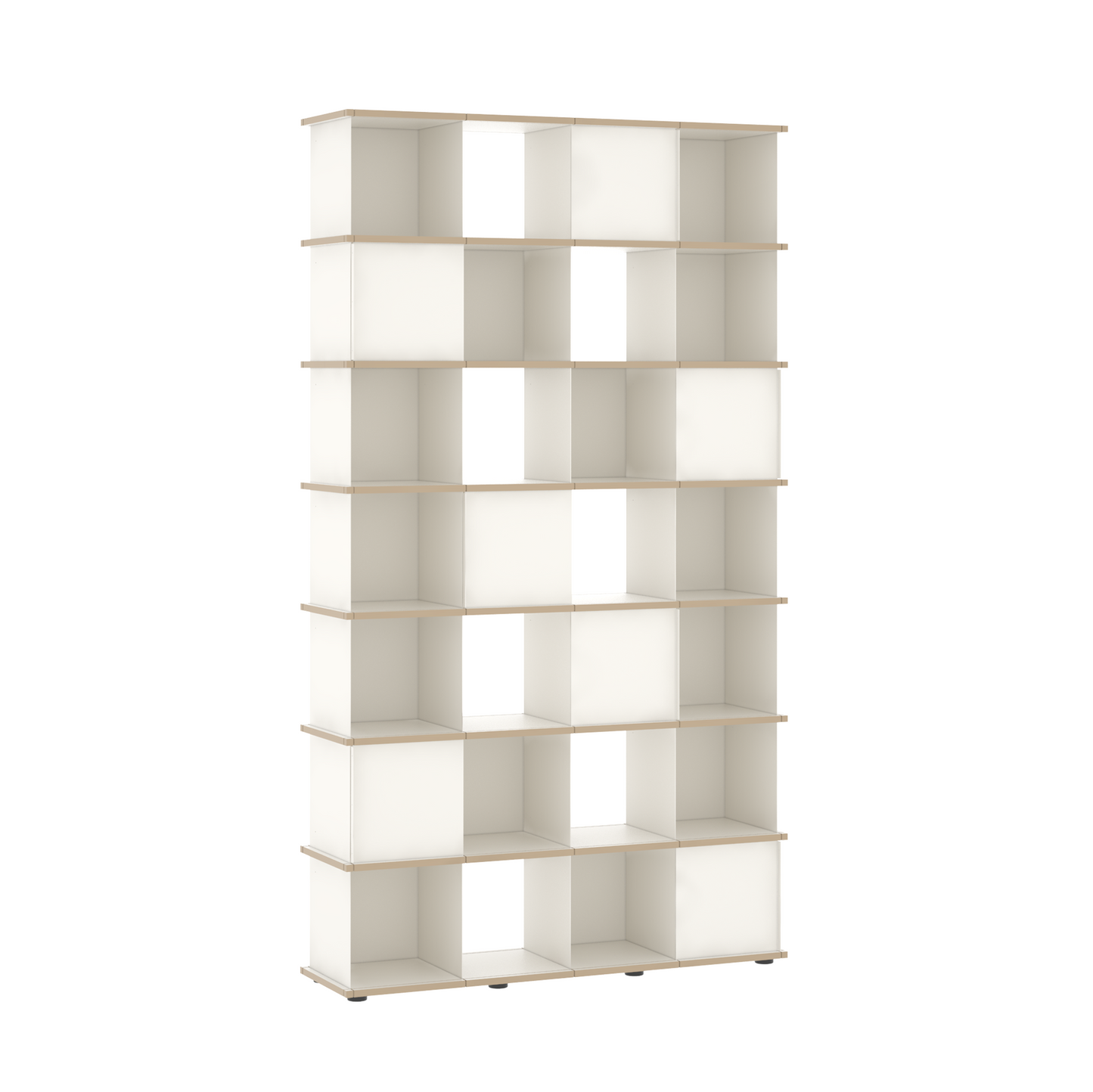 YU SHELF 4er / MDF weiß