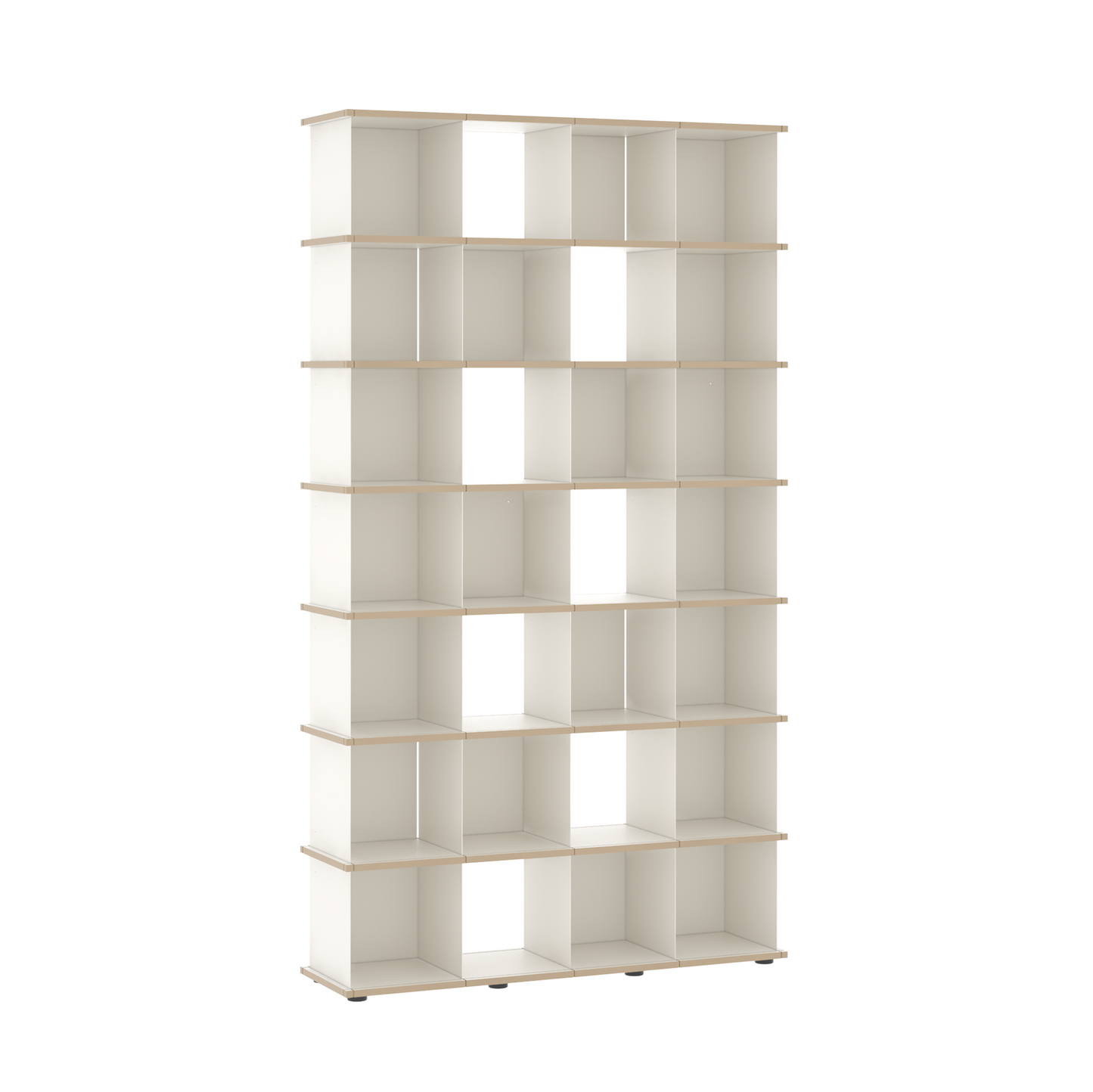 YU SHELF 4er / MDF weiß