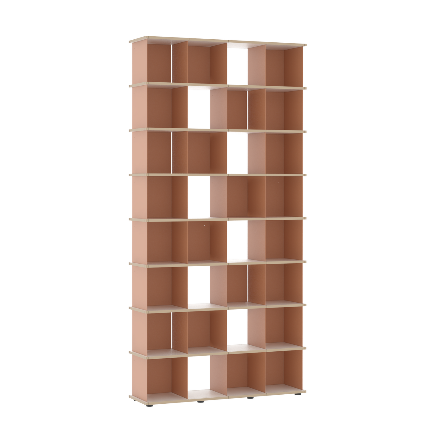 YU SHELF 4er / MDF weiß