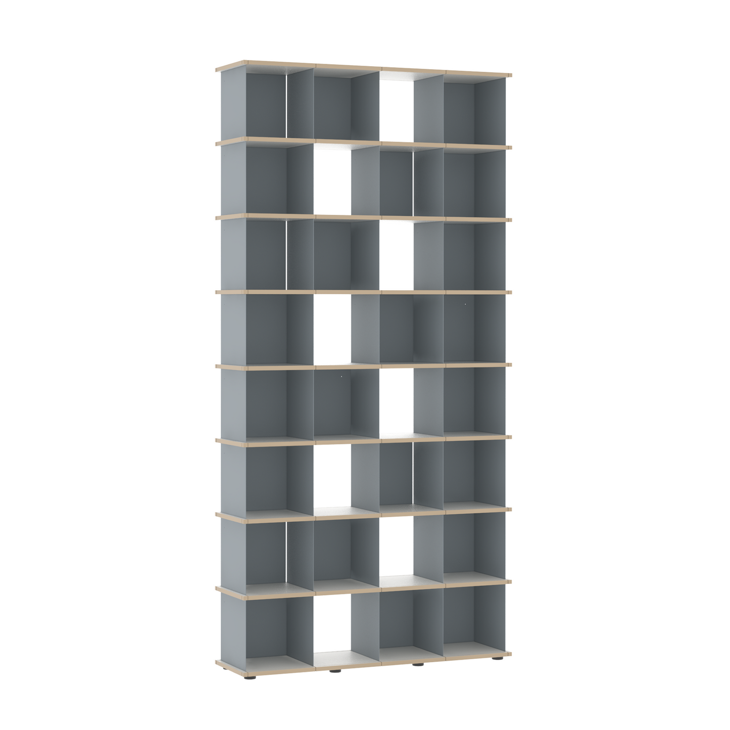 YU SHELF 4er / MDF weiß