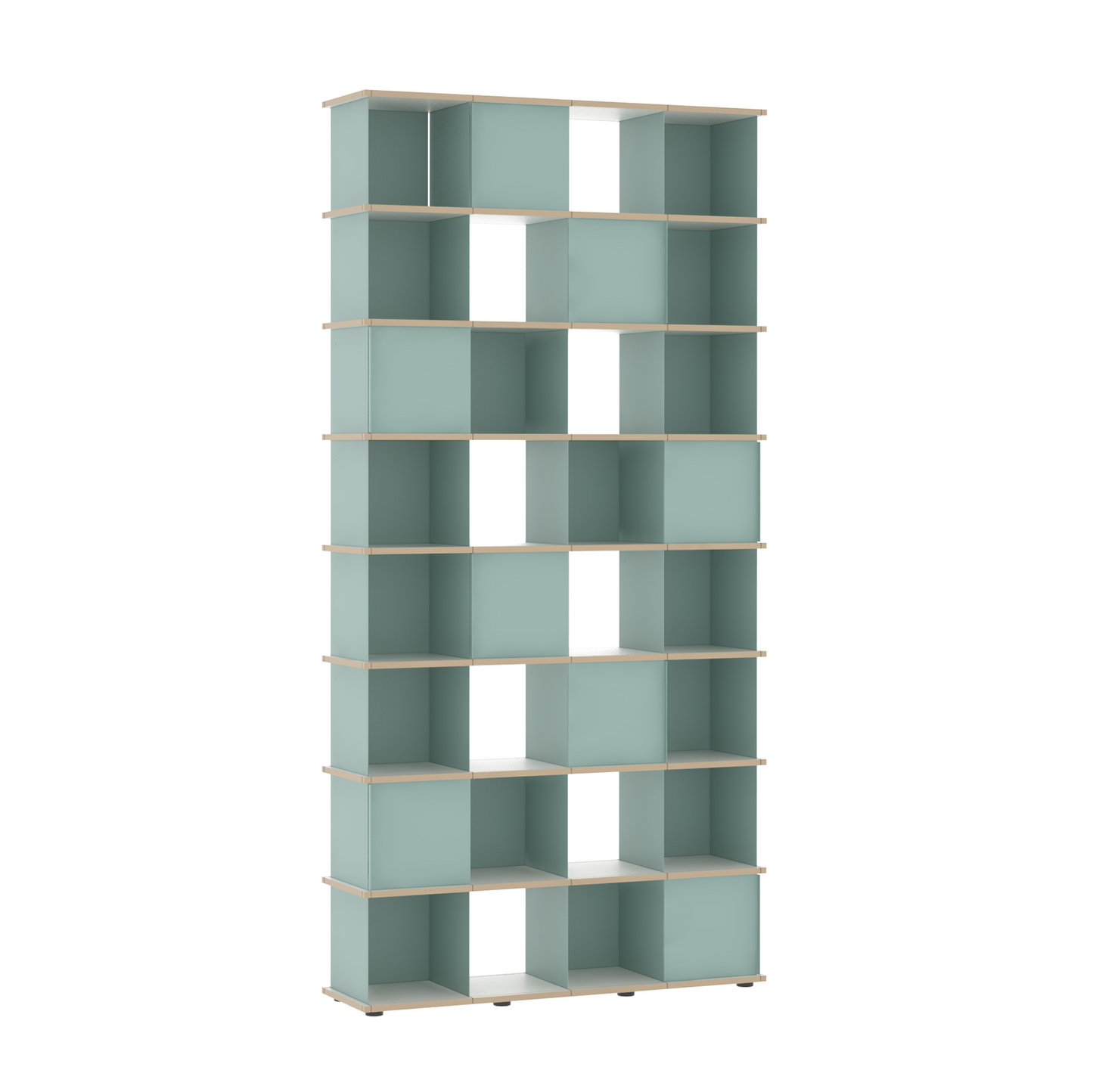 YU SHELF 4er / MDF weiß