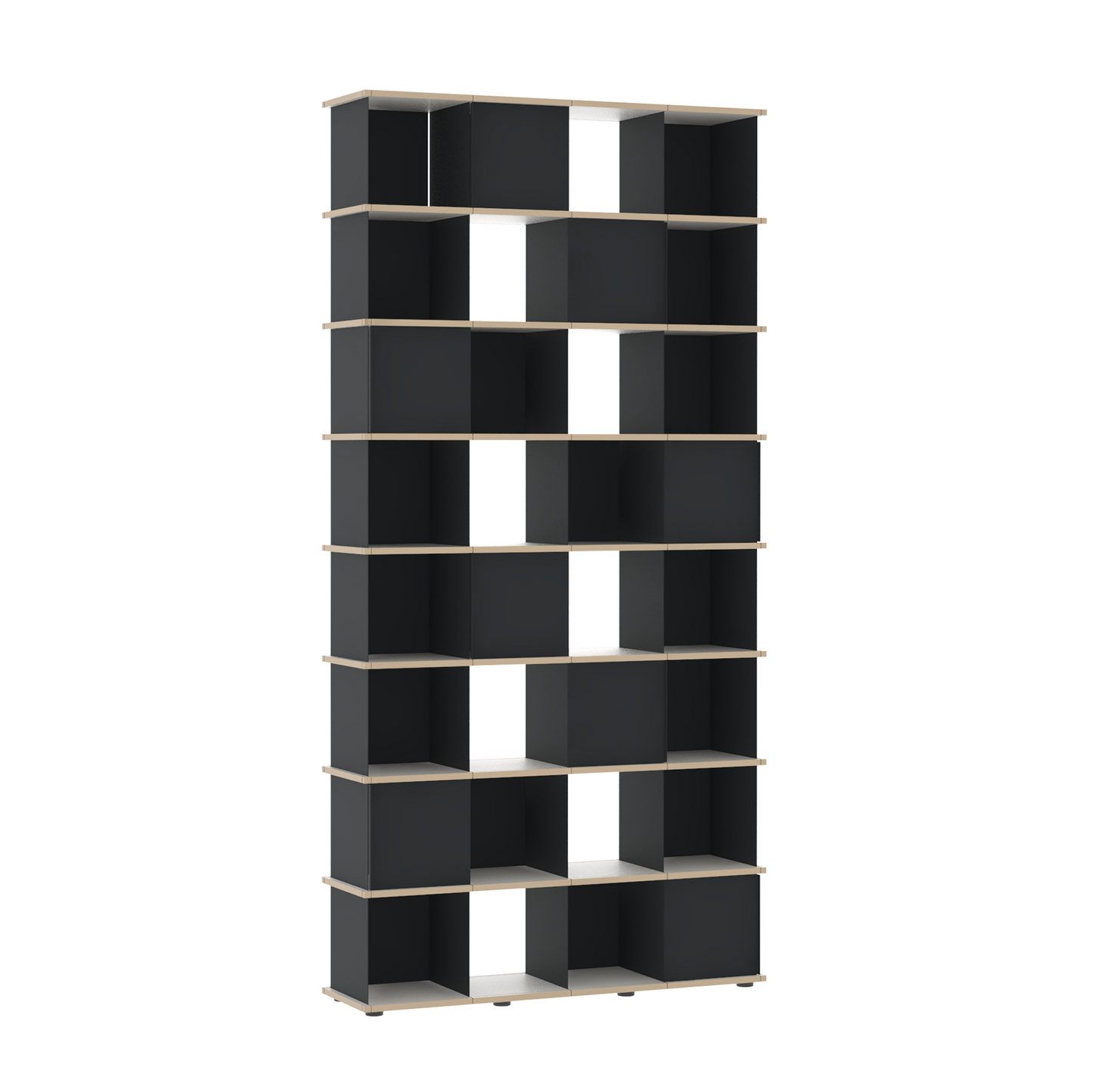 YU SHELF 4er / MDF weiß