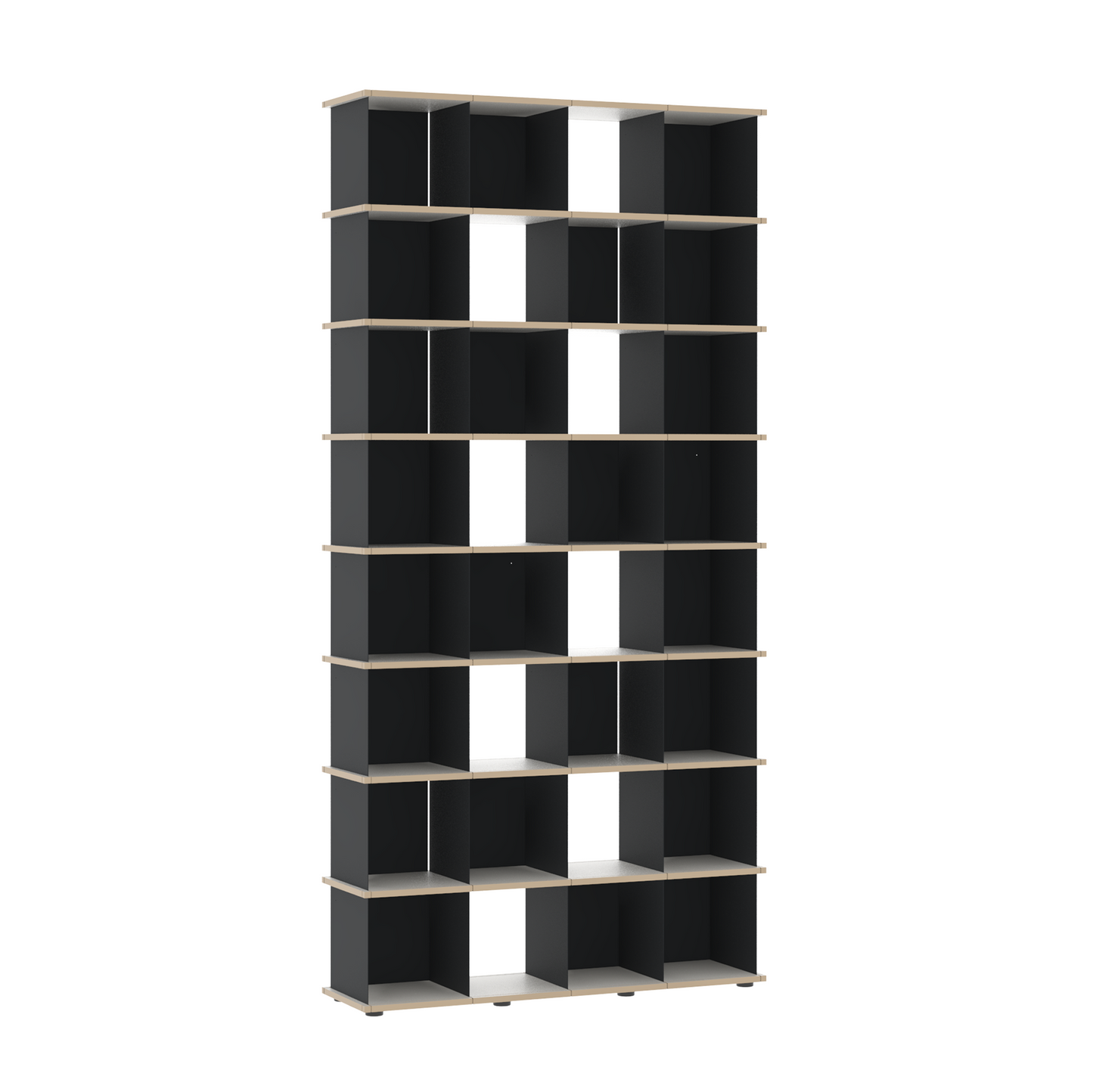 YU SHELF 4er / MDF weiß