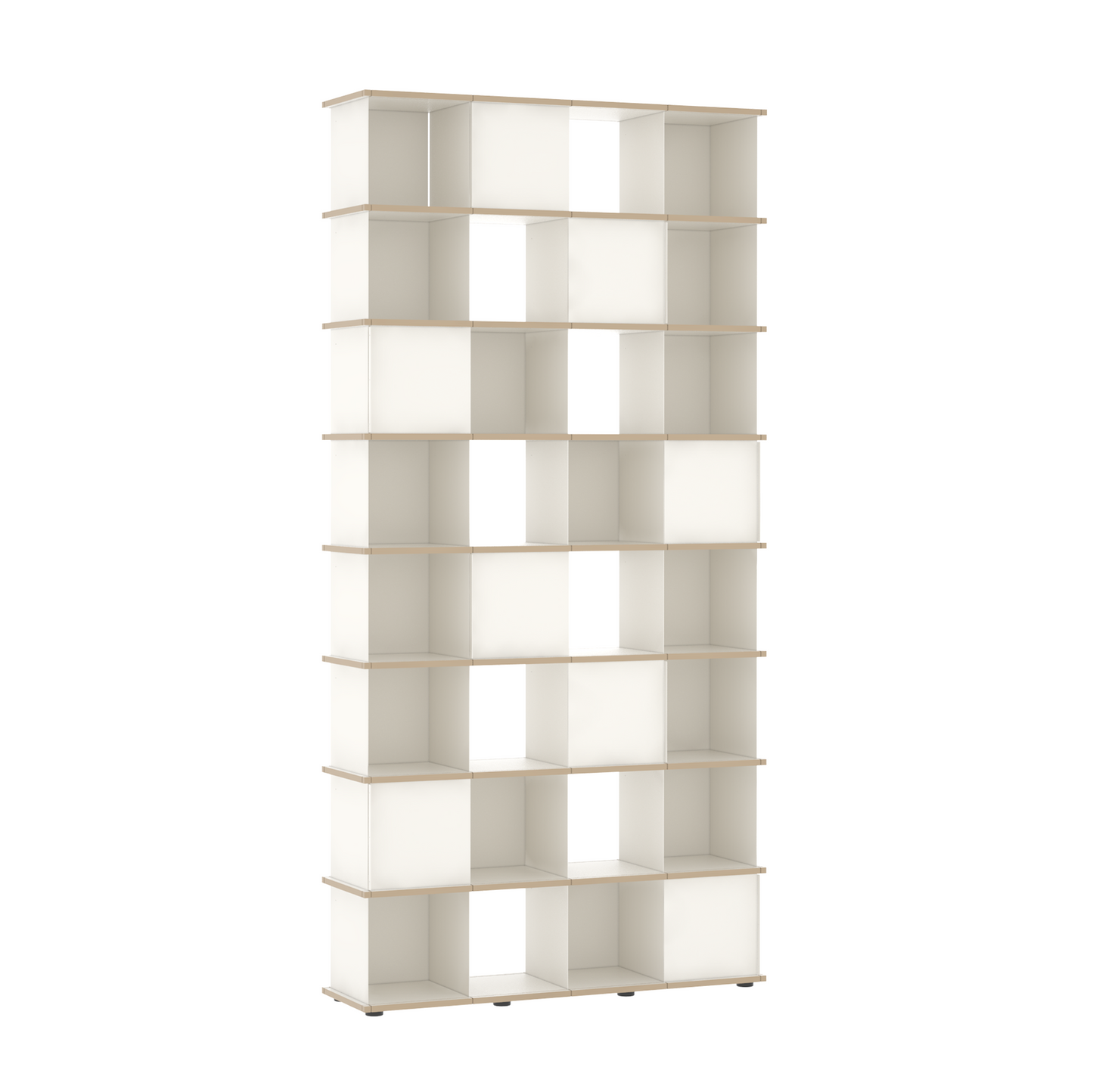 YU SHELF 4er / MDF weiß