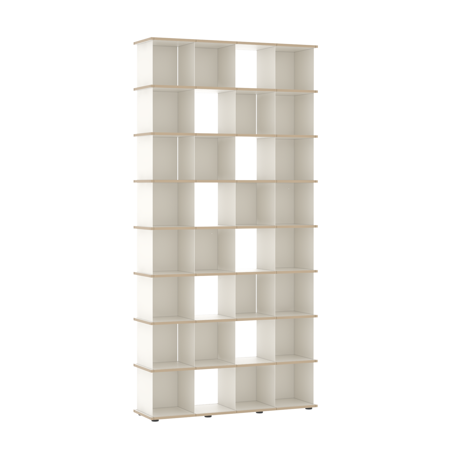 YU SHELF 4er / MDF weiß