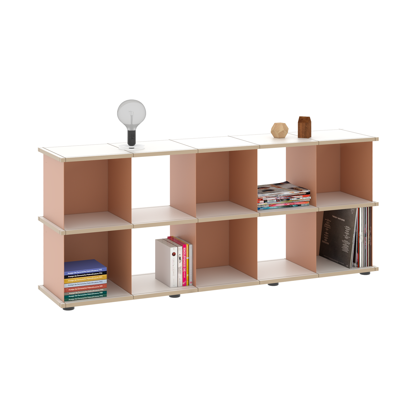 YU SHELF 5er / MDF Weiß