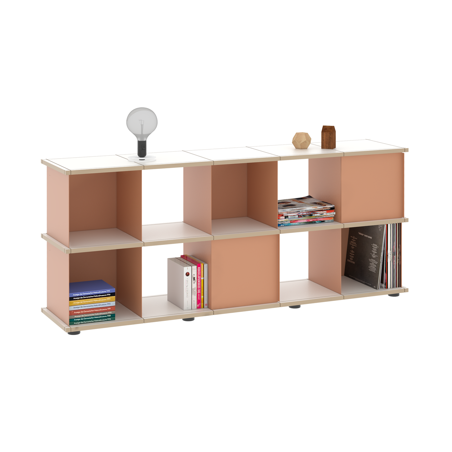 YU SHELF 5er / MDF Weiß