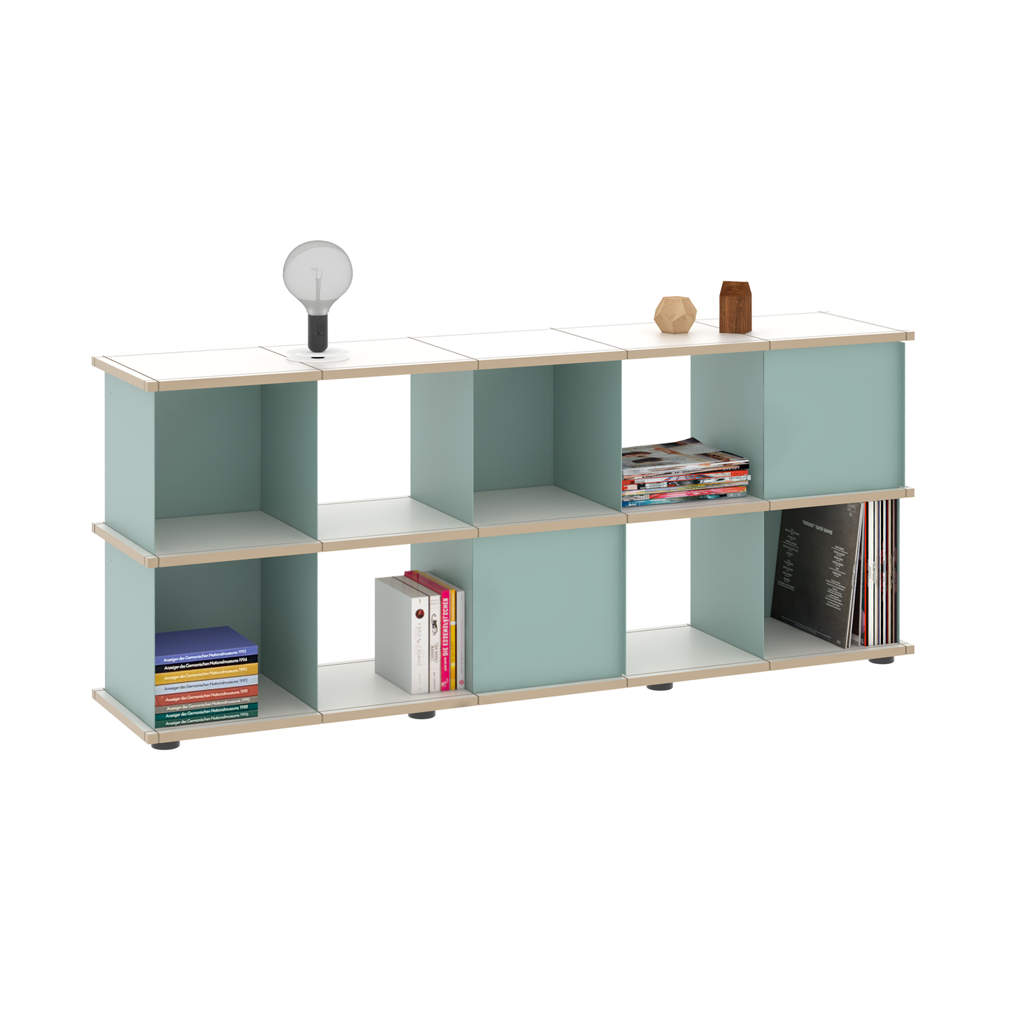 YU SHELF 5er / MDF Weiß