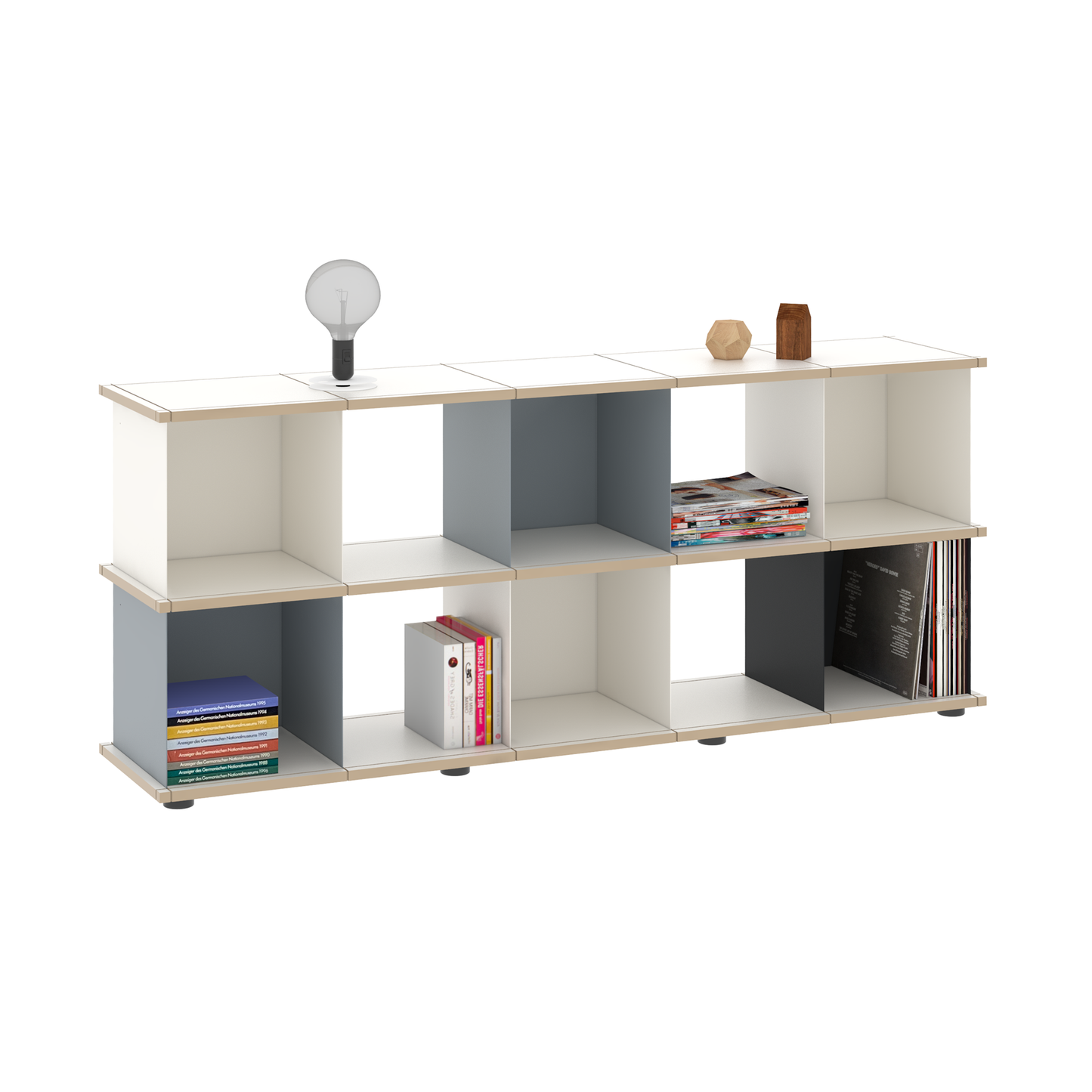 YU SHELF 5er / MDF Weiß