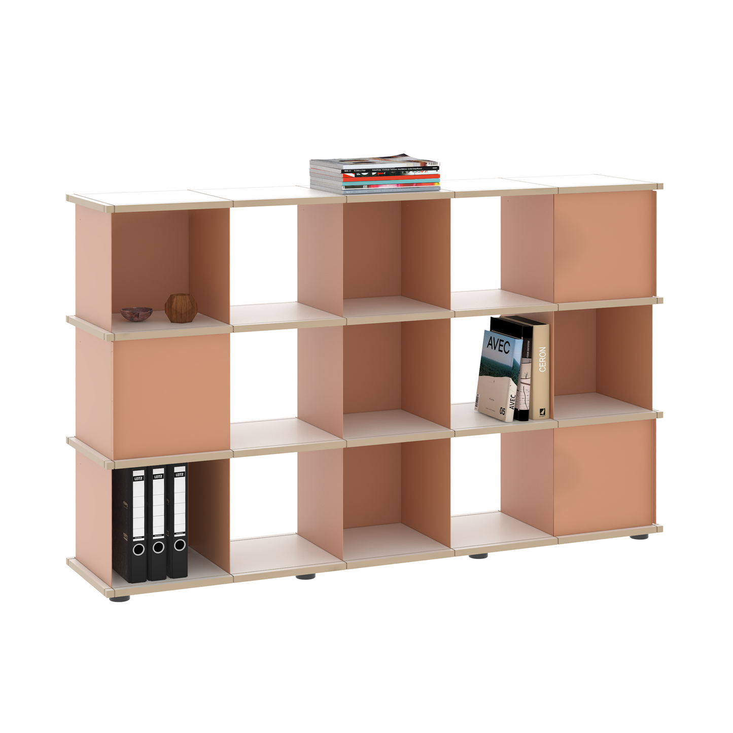 YU SHELF 5er / MDF Weiß