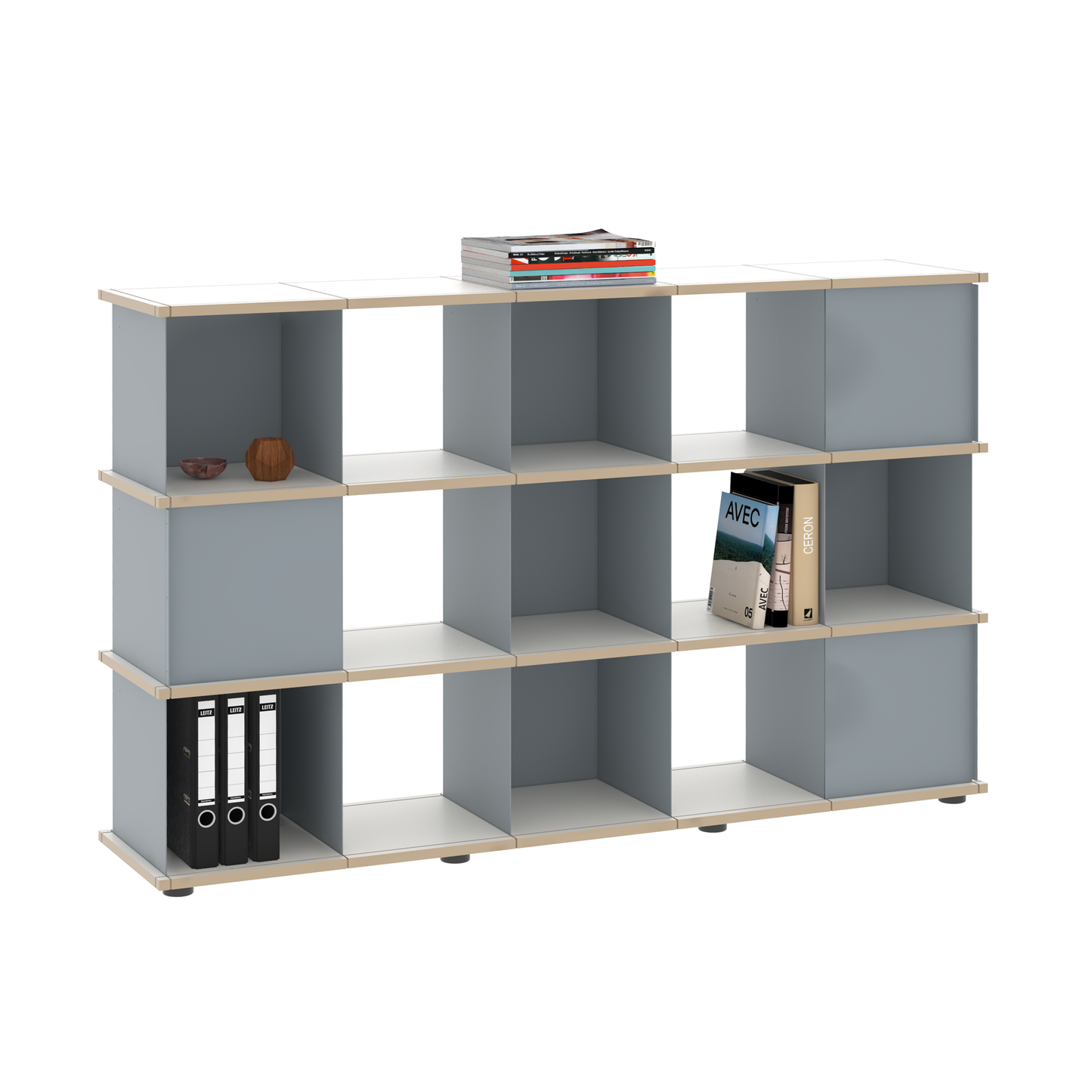 YU SHELF 5er / MDF Weiß