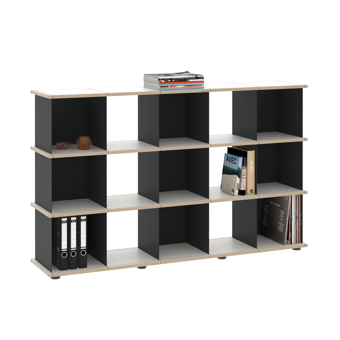 YU SHELF 5er / MDF Weiß