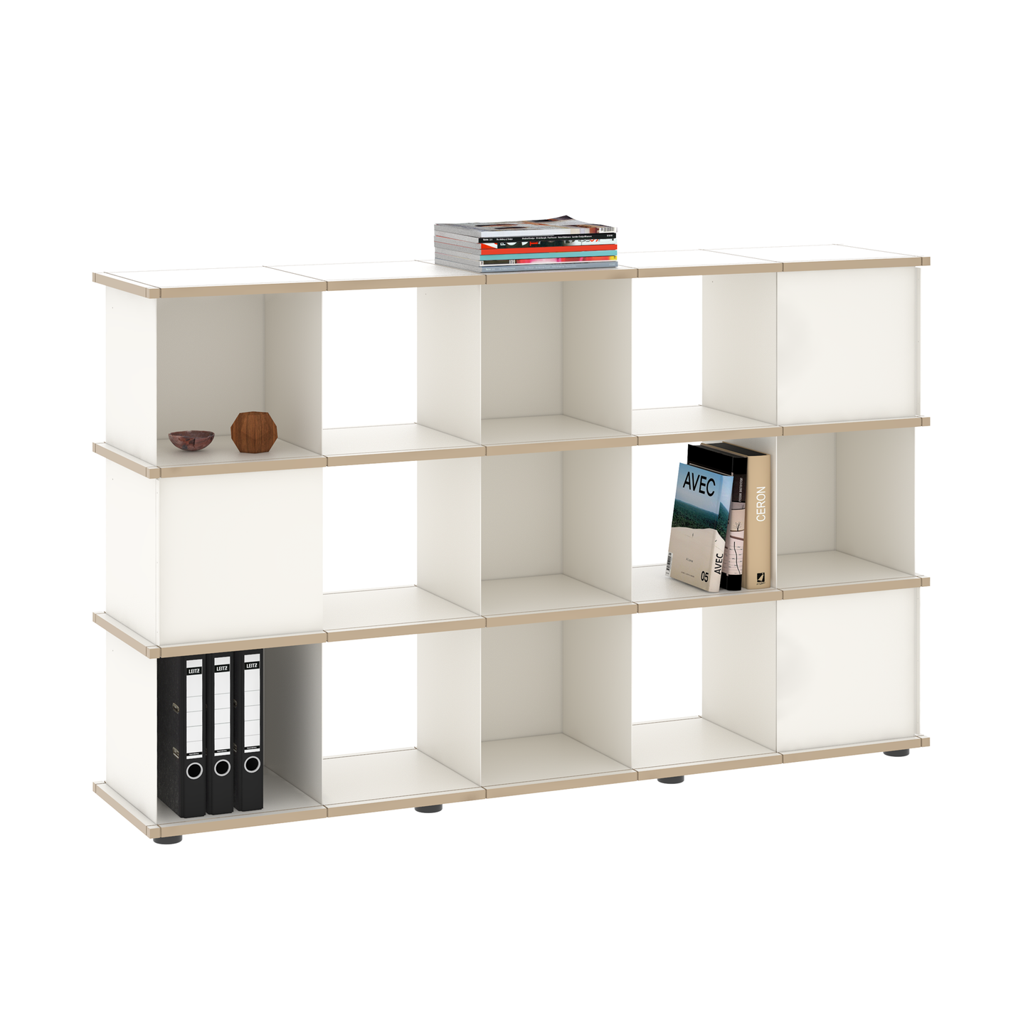 YU SHELF 5er / MDF Weiß