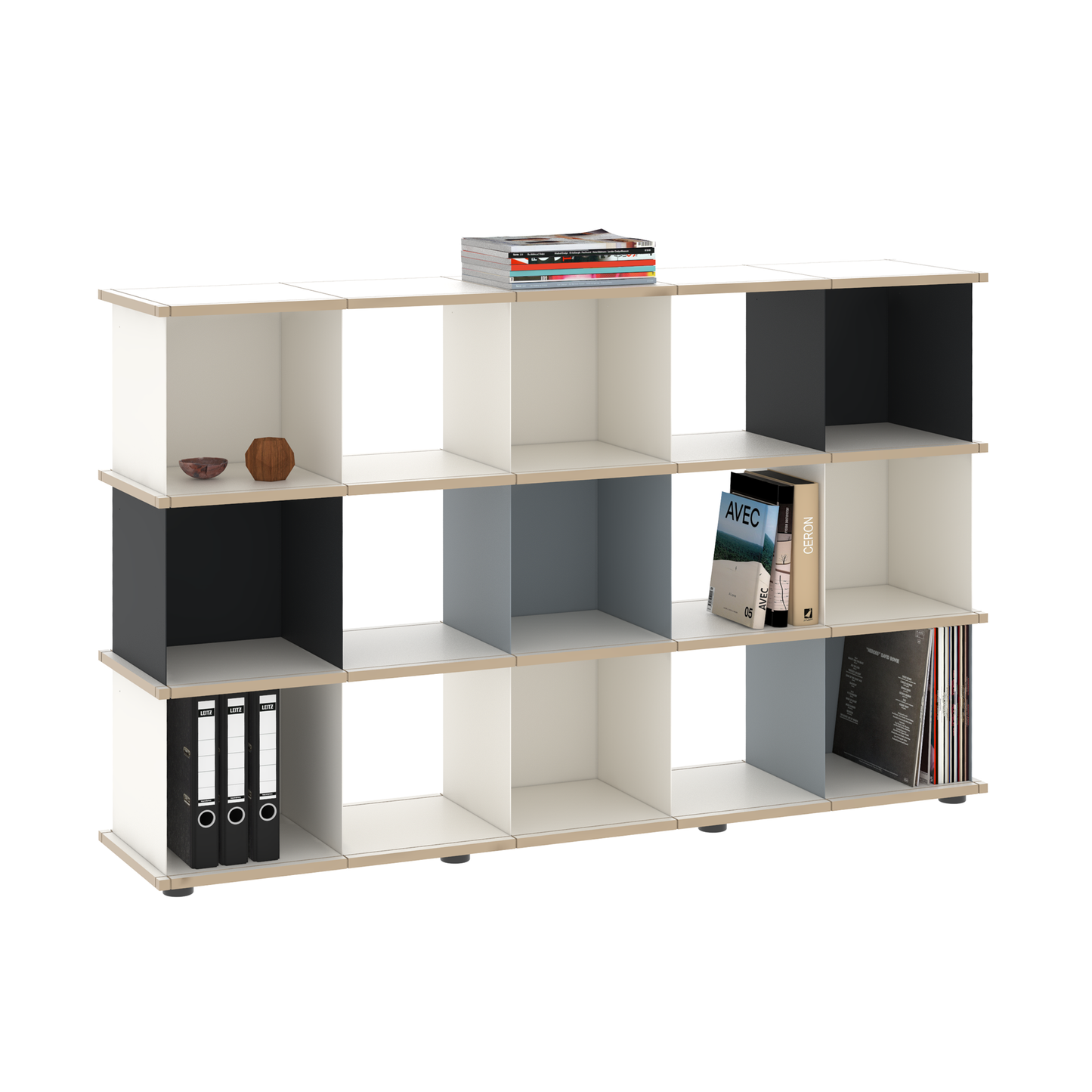 YU SHELF 5er / MDF Weiß