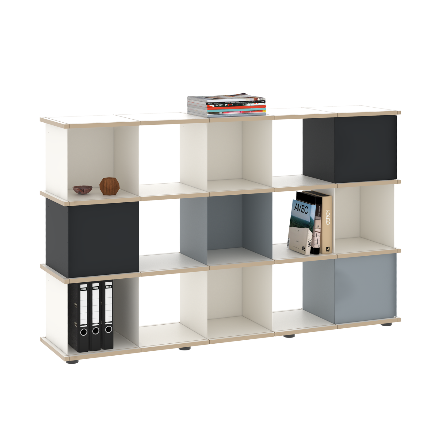 YU SHELF 5er / MDF Weiß