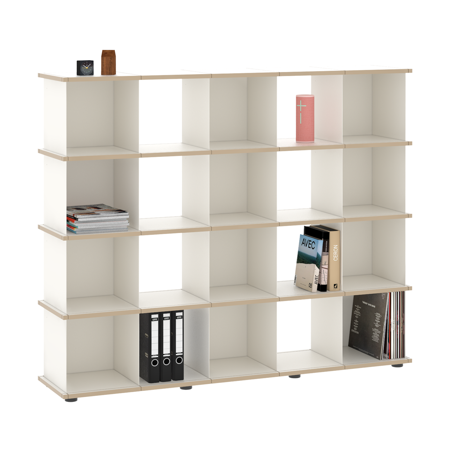 YU SHELF 5er / MDF Weiß