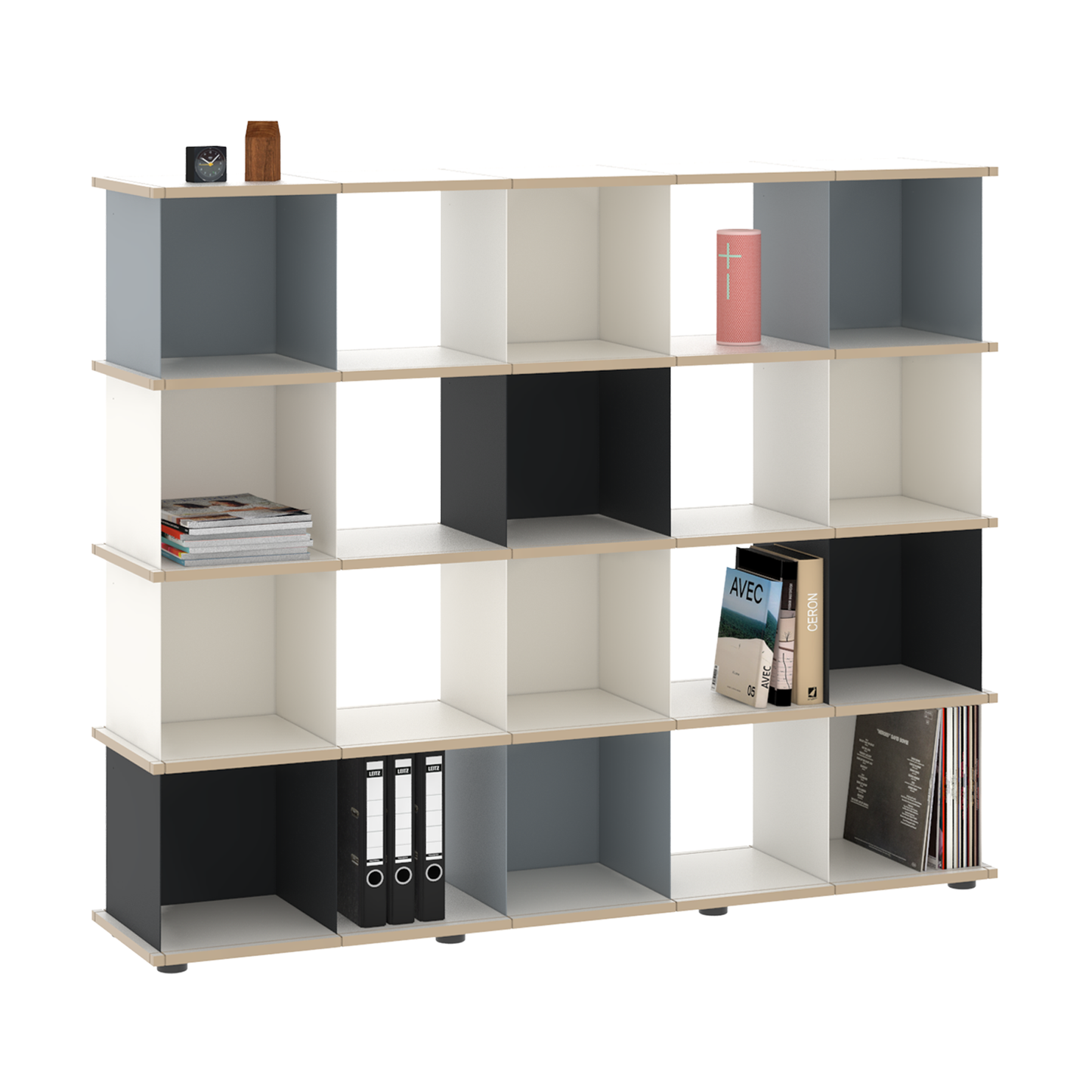 YU SHELF 5er / MDF Weiß