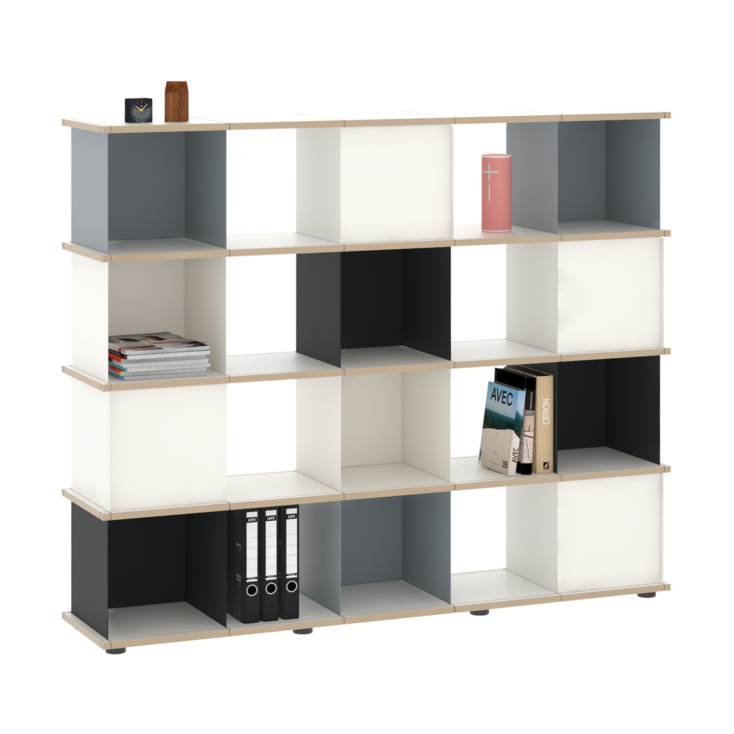 YU SHELF 5er / MDF Weiß