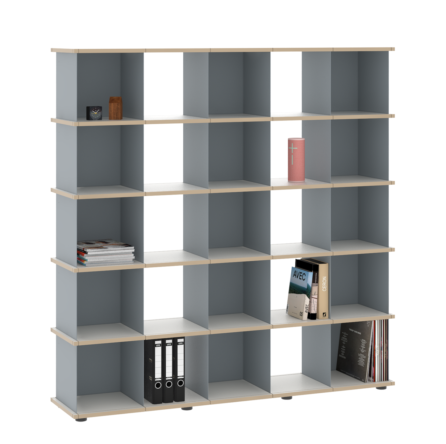 YU SHELF 5er / MDF Weiß