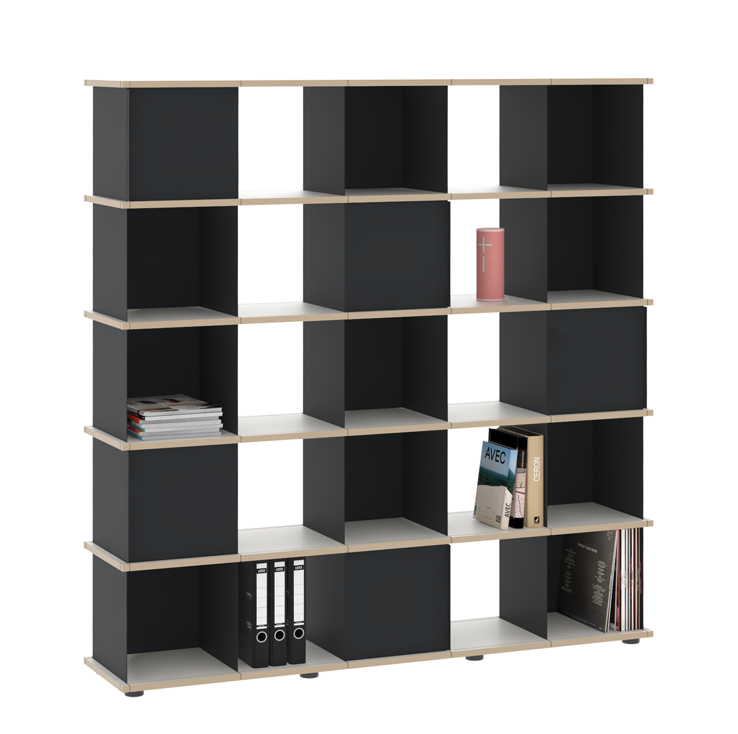 YU SHELF 5er / MDF Weiß