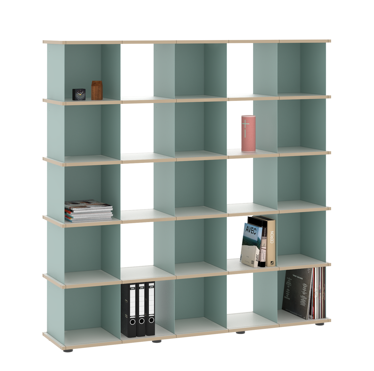 YU SHELF 5er / MDF Weiß