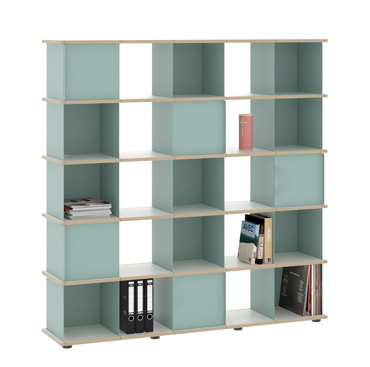 YU SHELF 5er / MDF Weiß