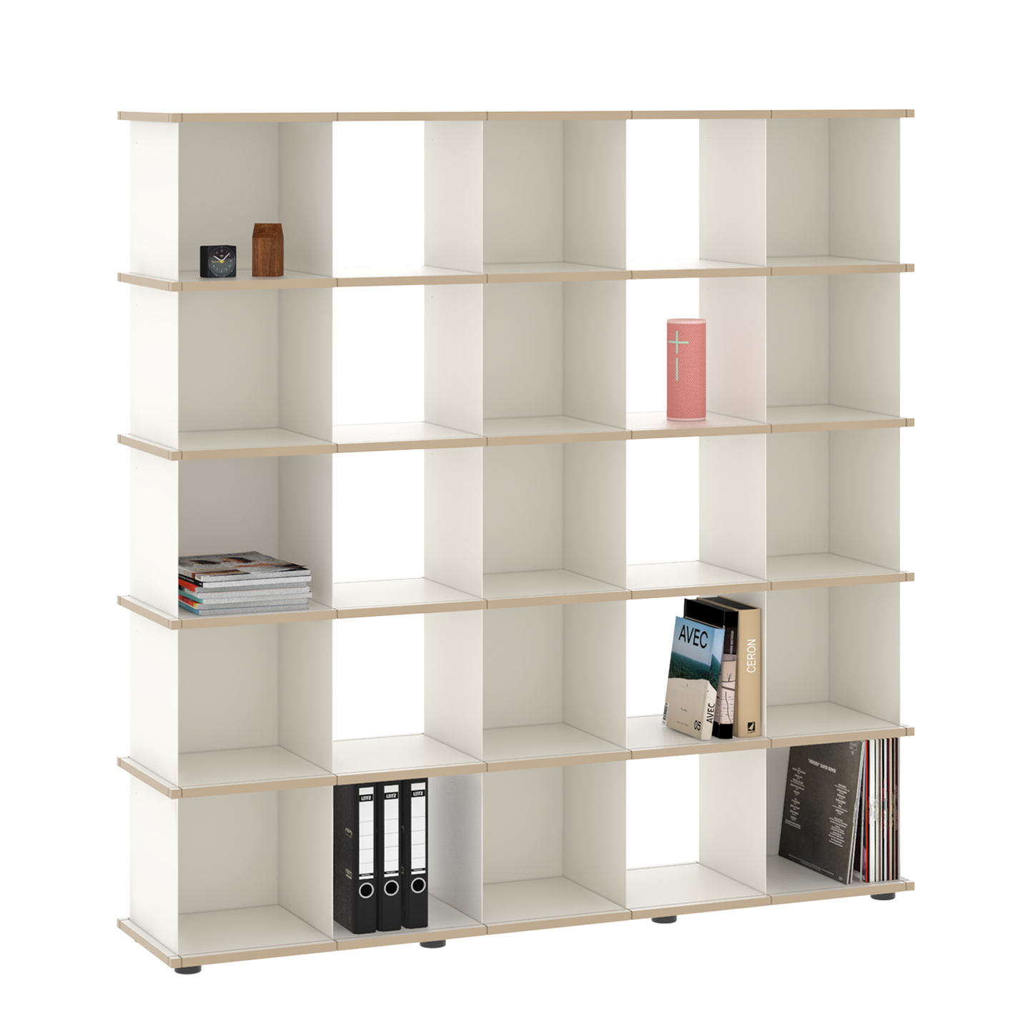 YU SHELF 5er / MDF Weiß