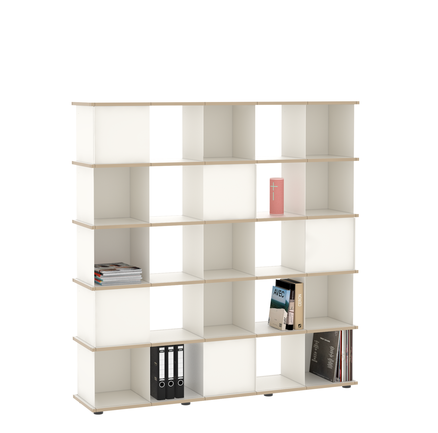 YU SHELF 5er / MDF Weiß