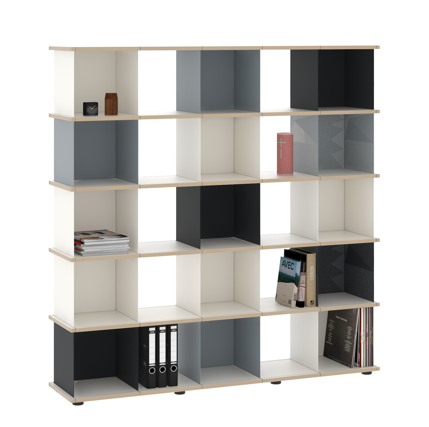 YU SHELF 5er / MDF Weiß