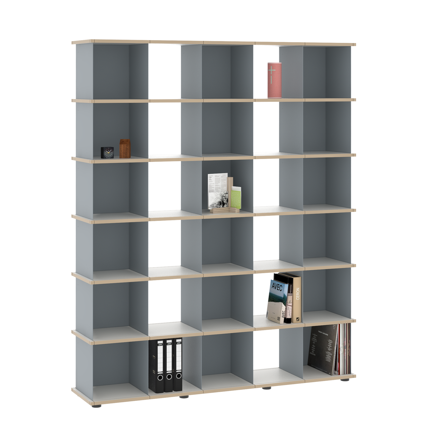 YU SHELF 5er / MDF Weiß