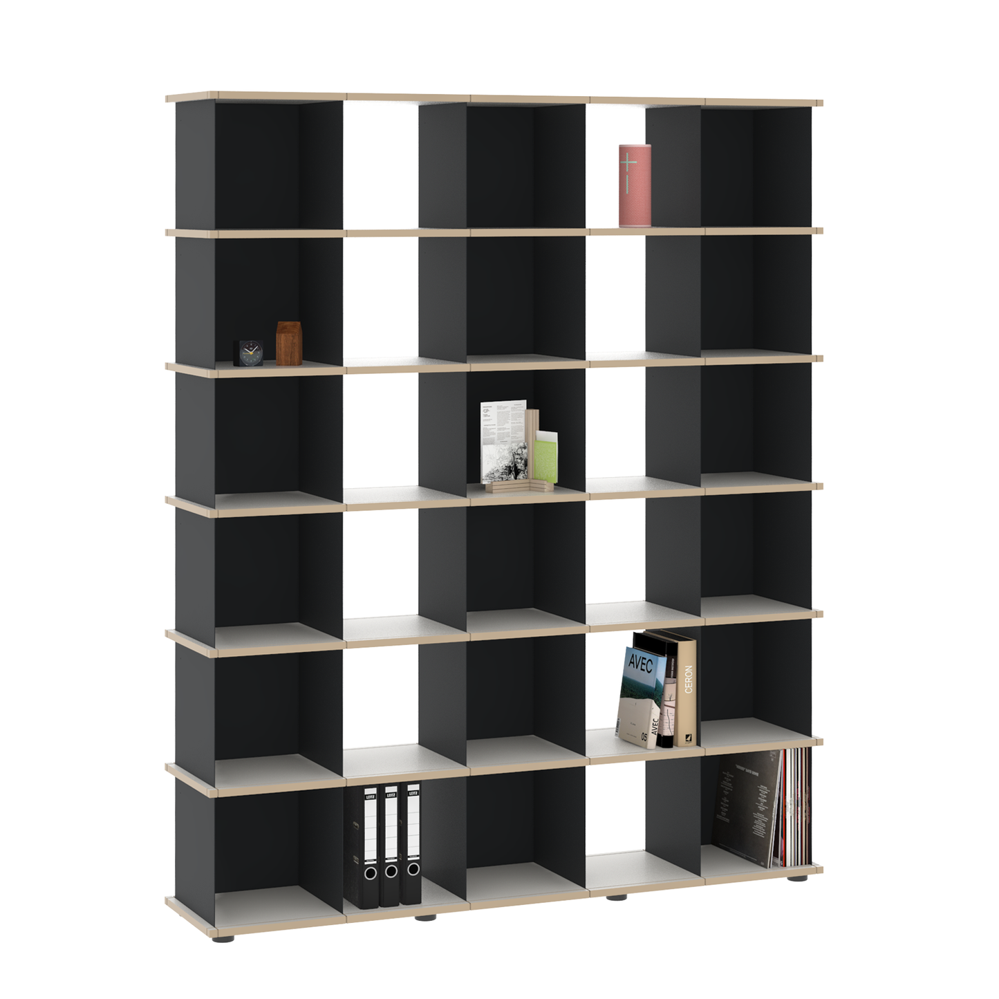 YU SHELF 5er / MDF Weiß