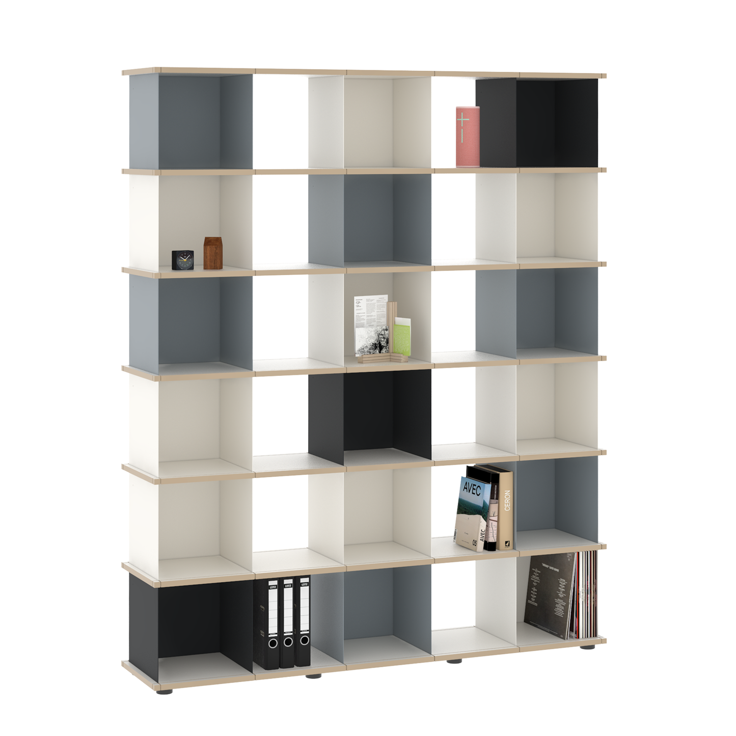 YU SHELF 5er / MDF Weiß