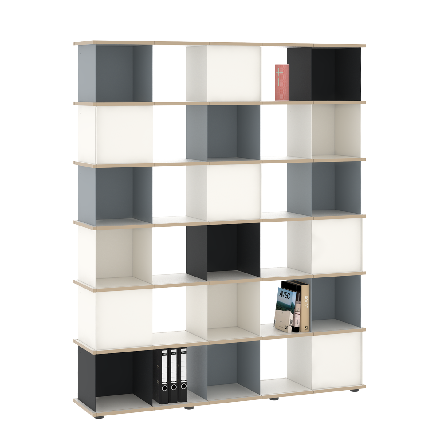 YU SHELF 5er / MDF Weiß