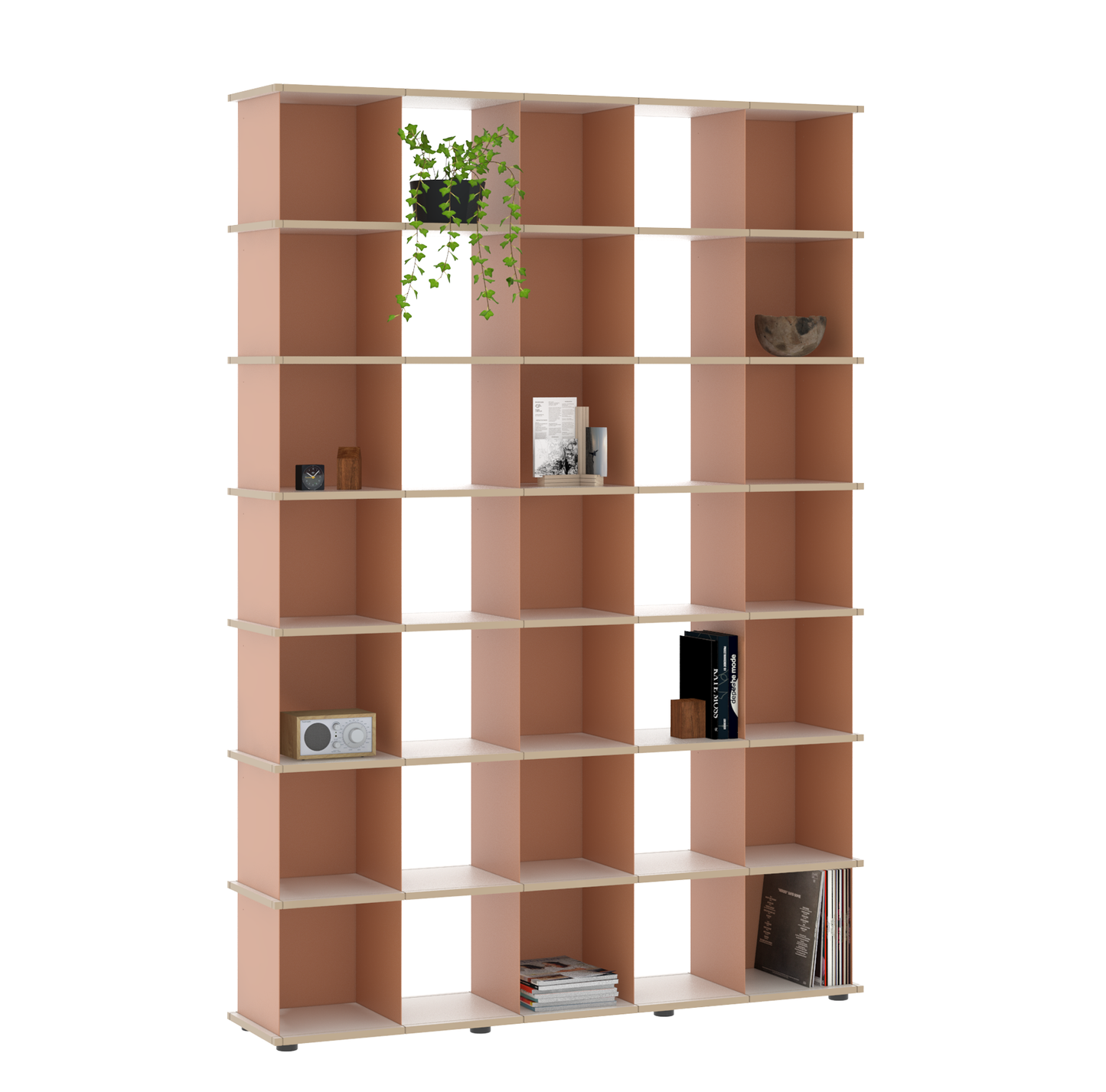 YU SHELF 5er / MDF Weiß