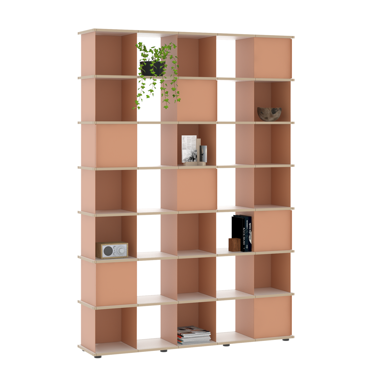 YU SHELF 5er / MDF Weiß