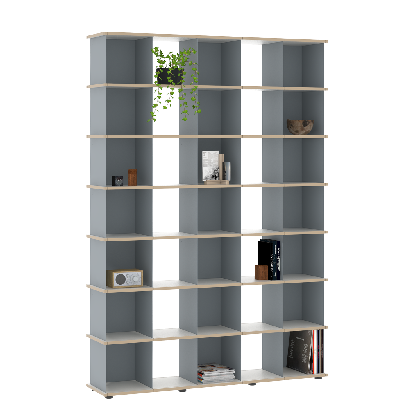 YU SHELF 5er / MDF Weiß