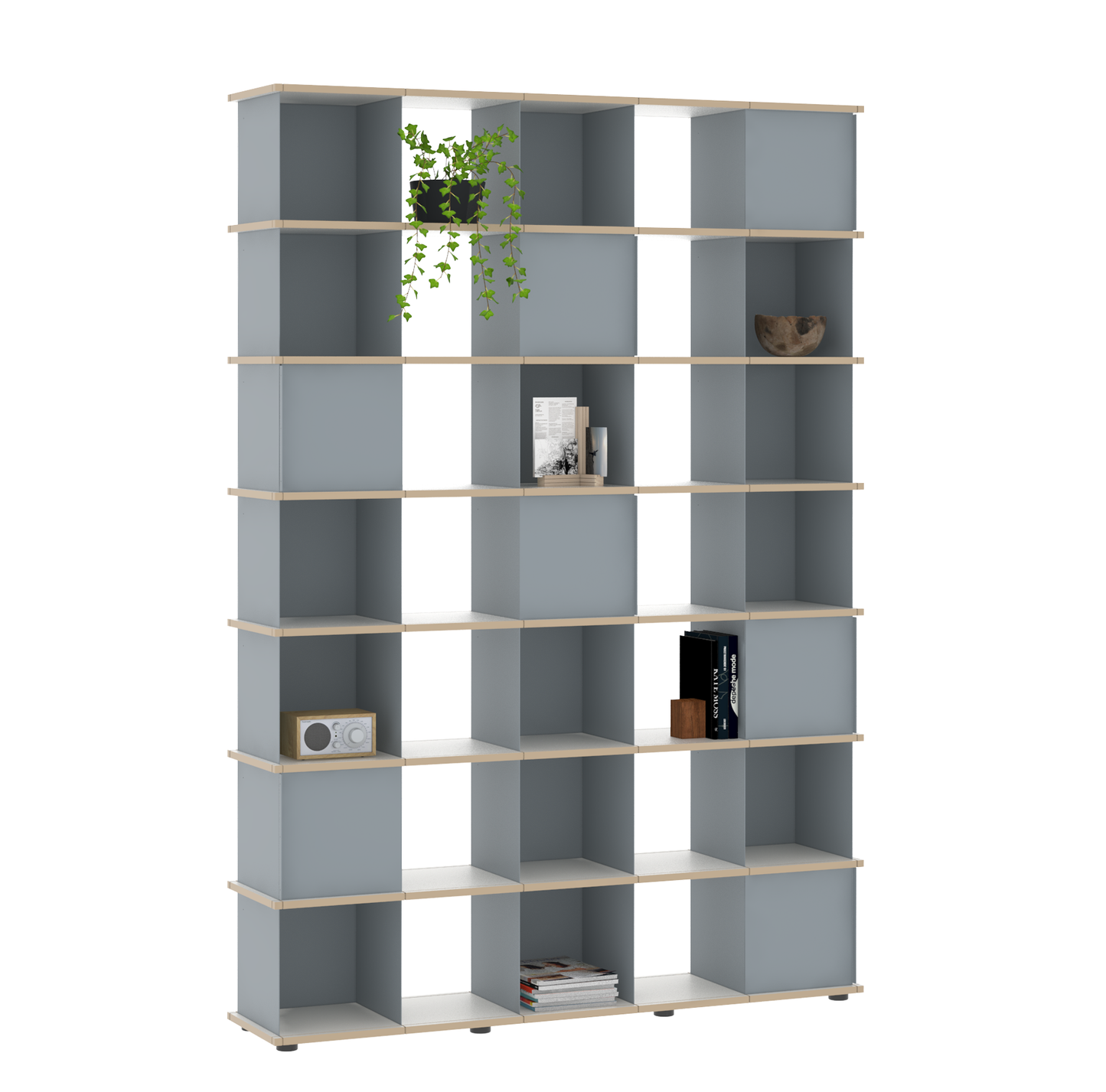 YU SHELF 5er / MDF Weiß