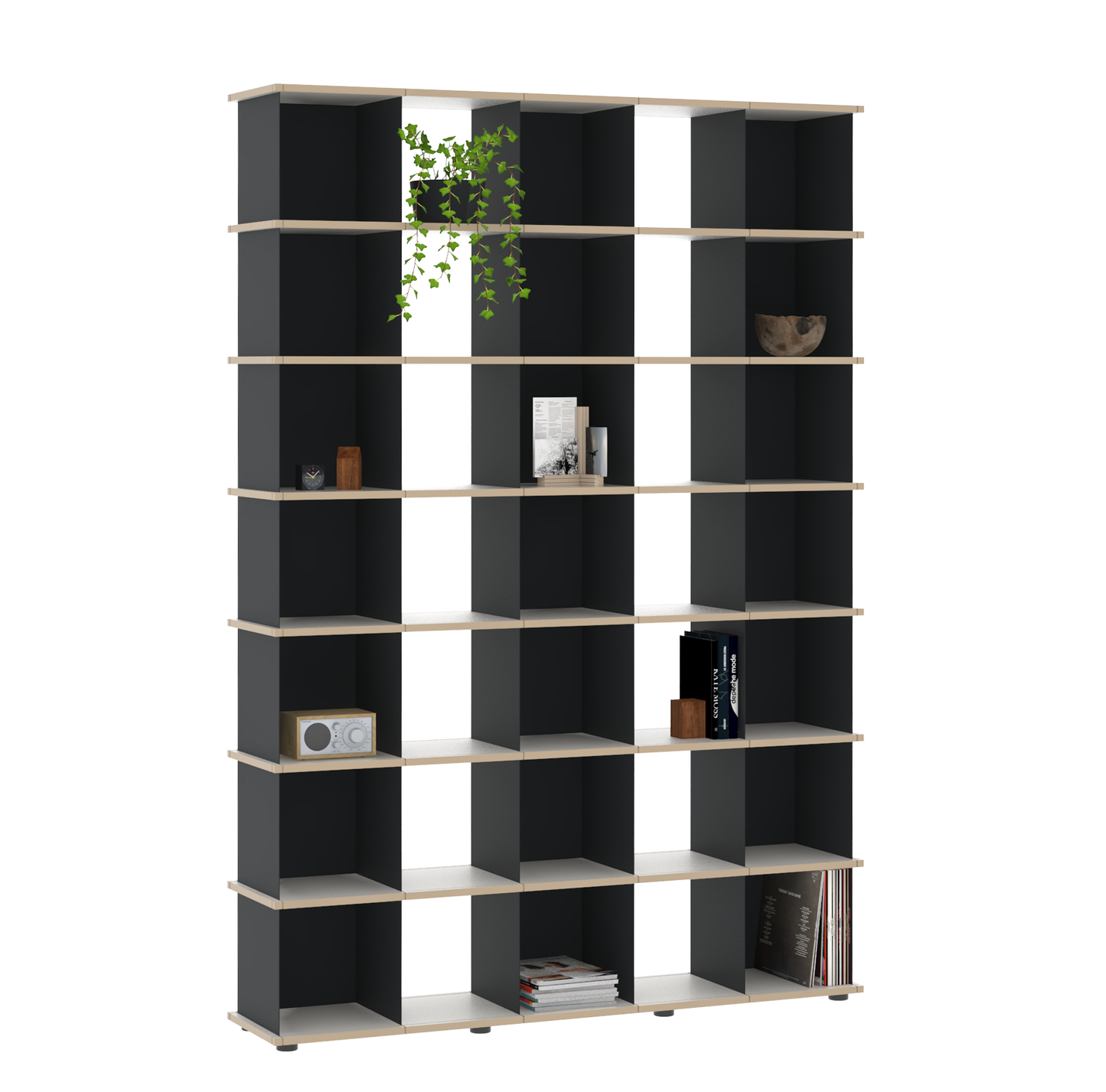 YU SHELF 5er / MDF Weiß