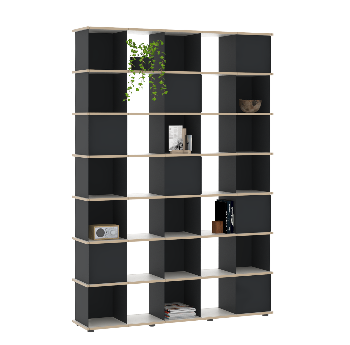 YU SHELF 5er / MDF Weiß